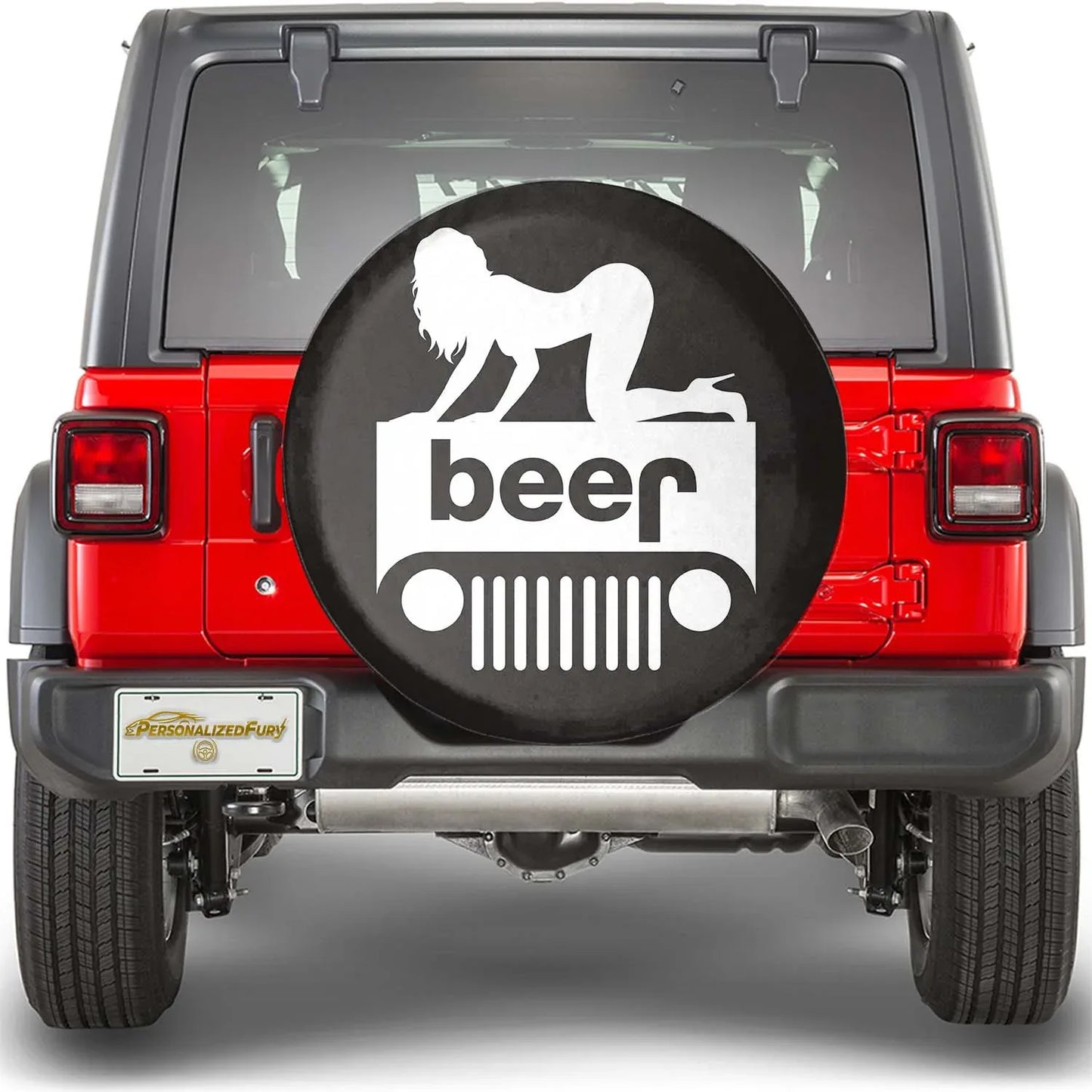 Funny Jeep Beer Square Tire Cover – Sexy Girl Jeep Accessories - PersonalizedFury