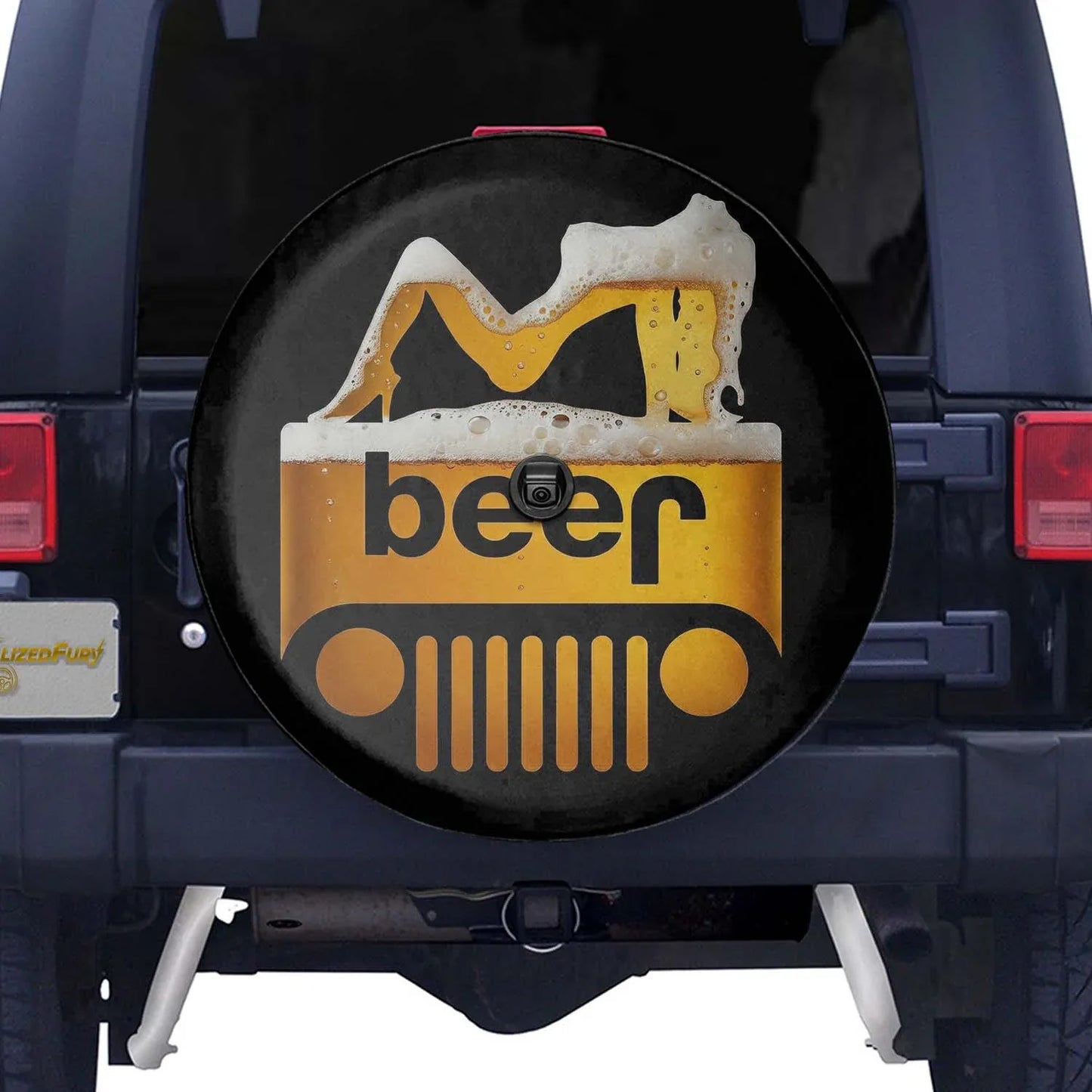 Sexy Girl Jeep Beer Square Tire Cover – Funny Jeep Accessories - PersonalizedFury