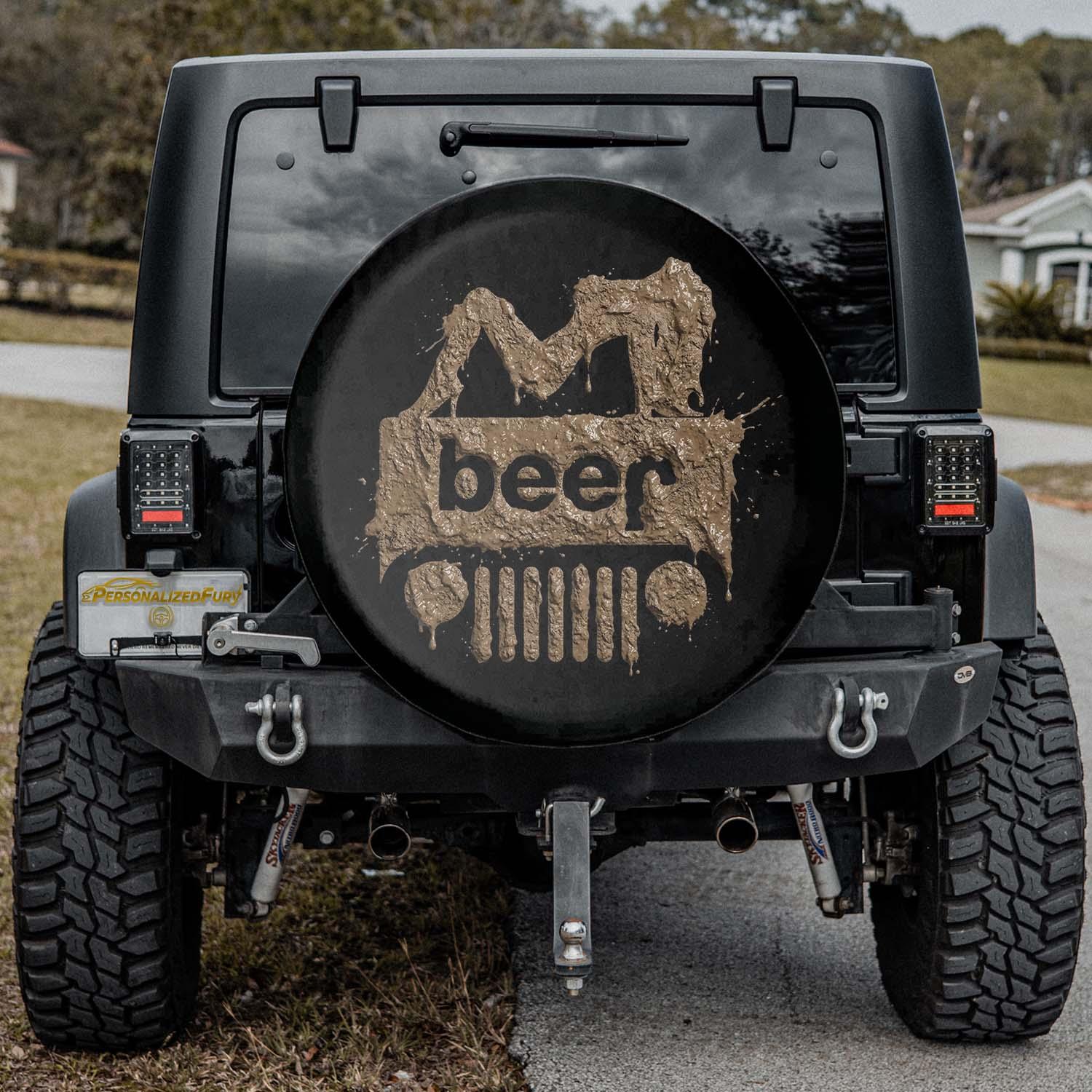 Funny Jeep Beer Square Tire Cover – Sexy Girl Jeep Accessories - PersonalizedFury