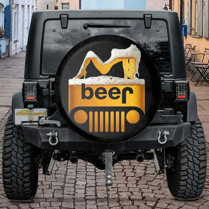 Sexy Girl Jeep Beer Square Tire Cover – Funny Jeep Accessories - PersonalizedFury