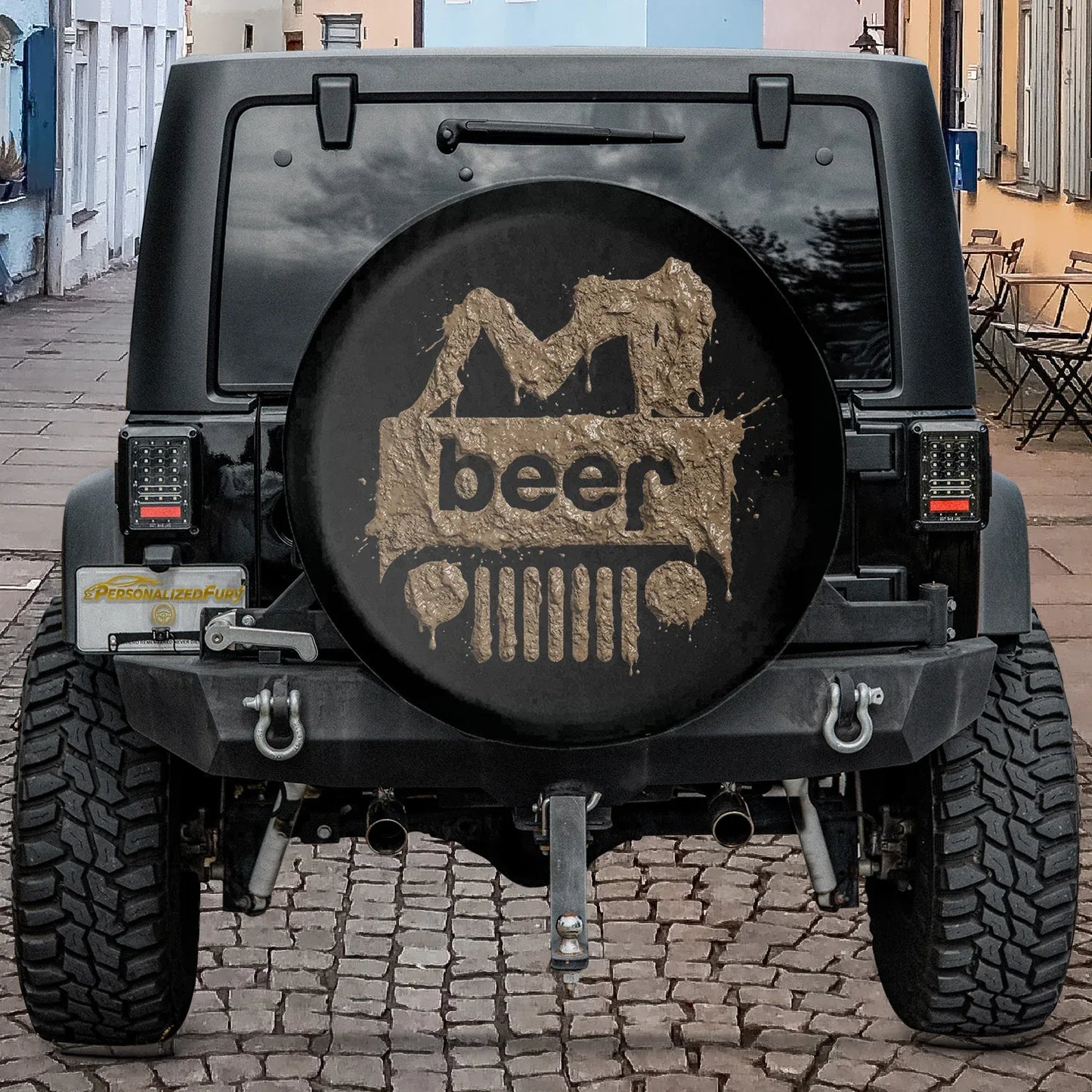 Funny Jeep Beer Square Tire Cover – Sexy Girl Jeep Accessories - PersonalizedFury