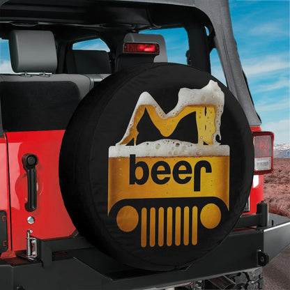 Sexy Girl Jeep Beer Square Tire Cover – Funny Jeep Accessories - PersonalizedFury