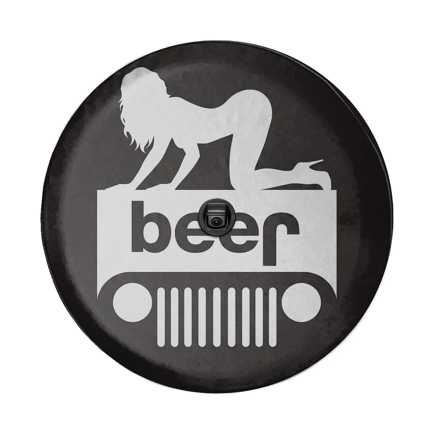 Funny Jeep Beer Square Tire Cover – Sexy Girl Jeep Accessories - PersonalizedFury