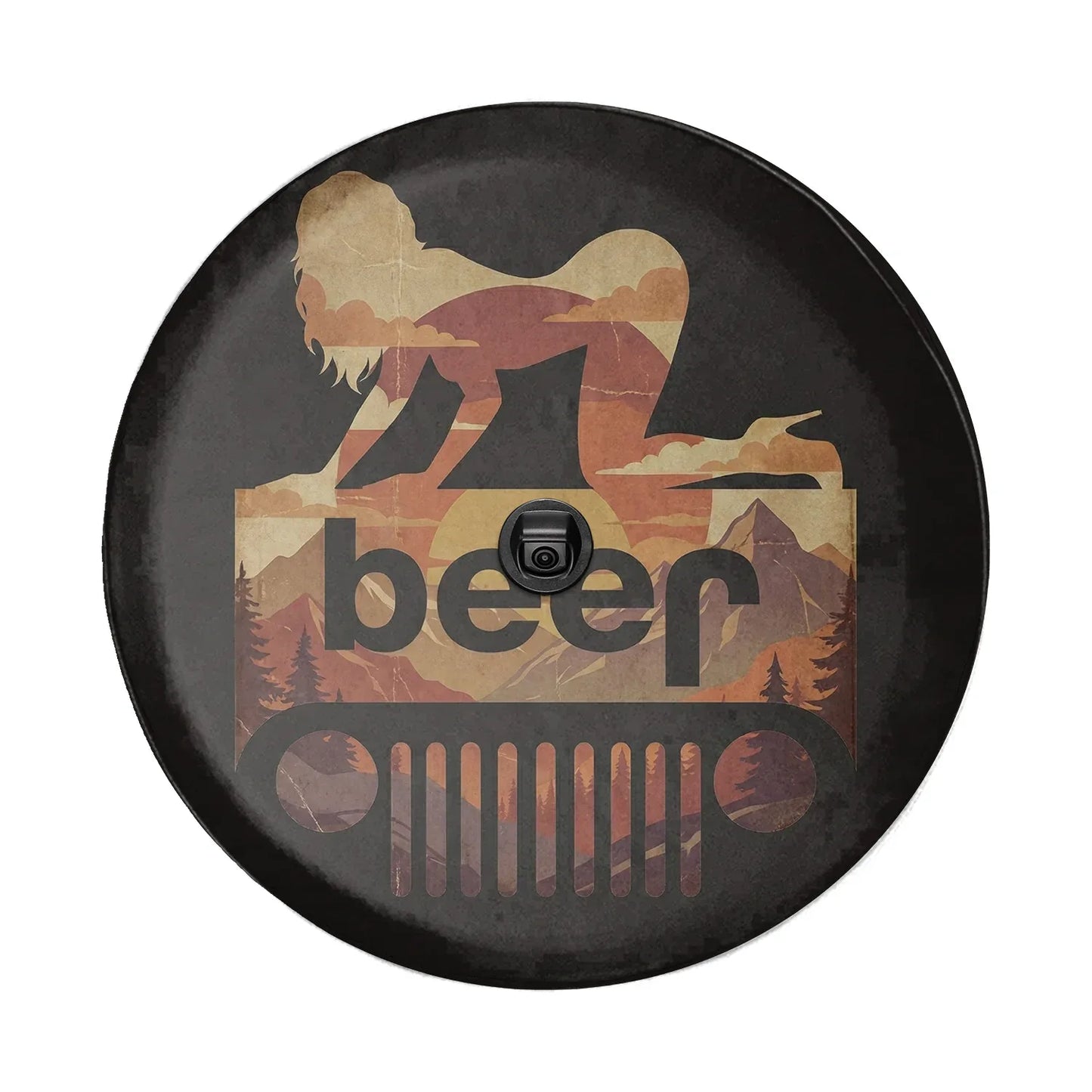 Funny Jeep Beer Square Tire Cover – Sexy Girl Sunset Jeep Accessories - PersonalizedFury