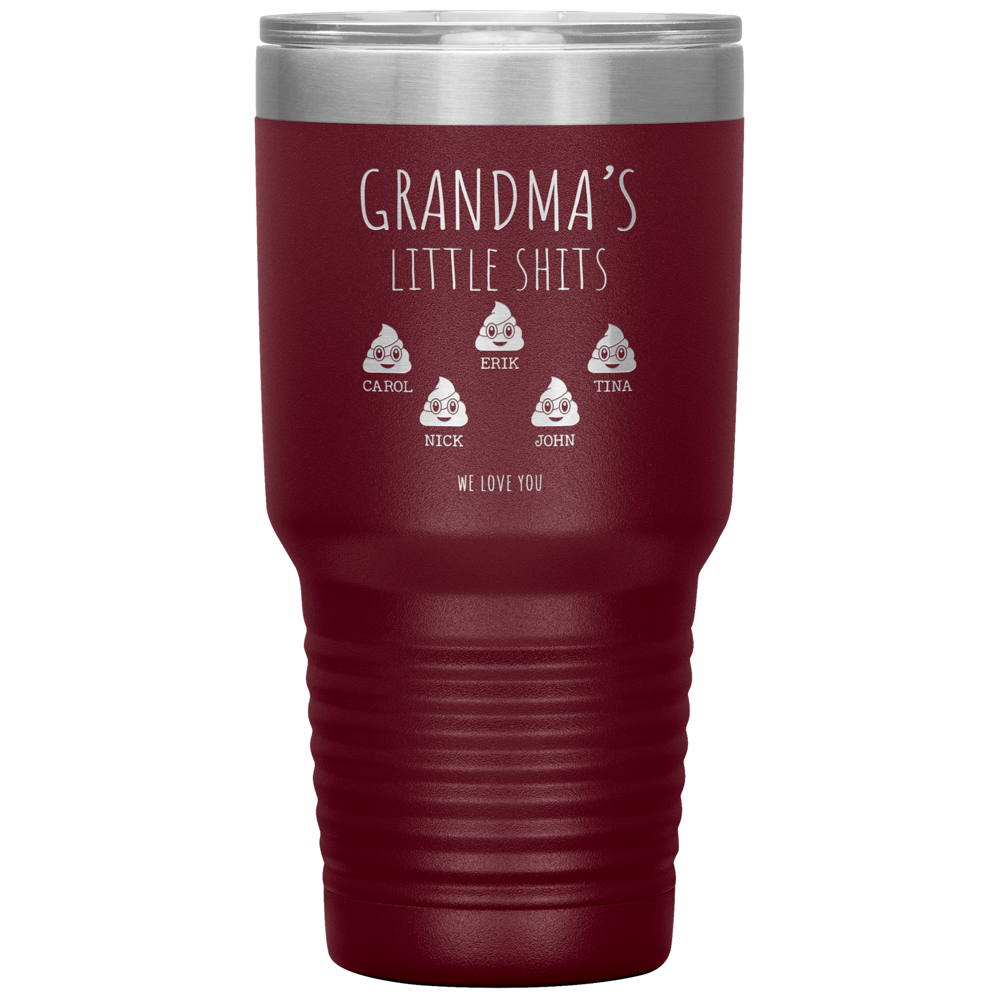 Funny_Gift_For_Grandma_30oz_Tumbler_Maroon_Mockup.png