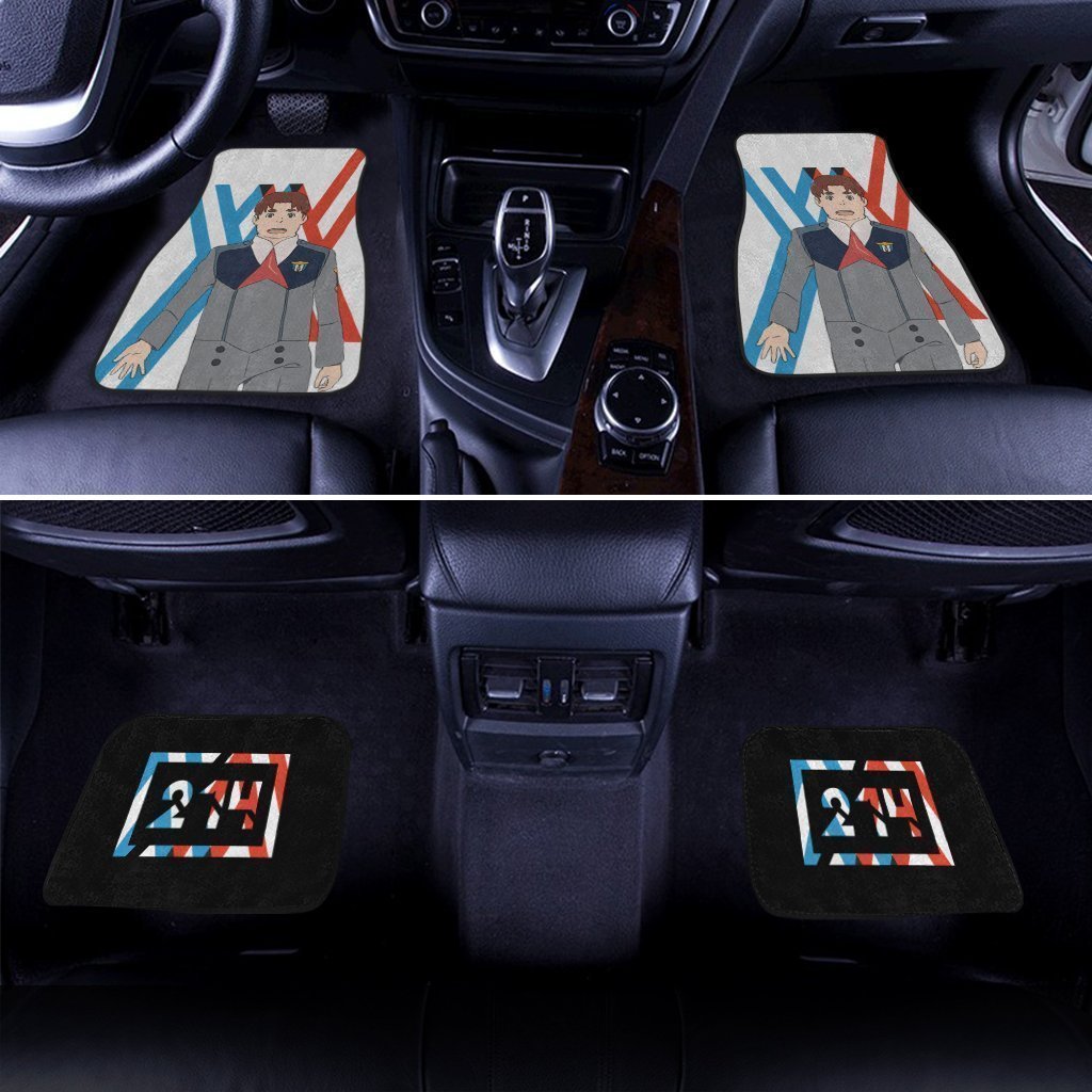 Futoshi Car Floor Mats Code 214 Custom Anime Darling In The Franxx Car Accessories