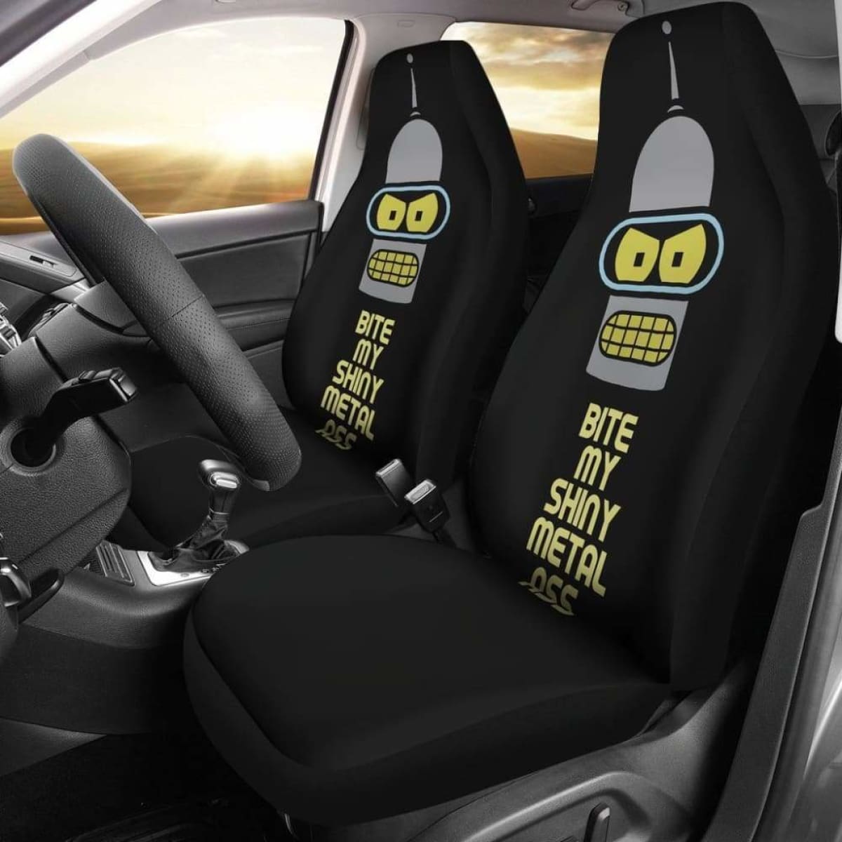 Futurama Bender Funny Cartoon Seat Covers 101719 Universal Fit