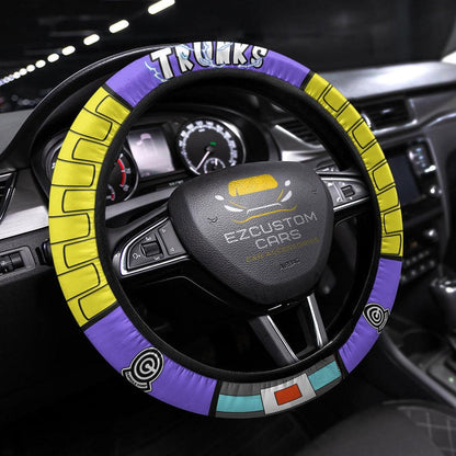 Future Trunks Anime Steering Wheel Cover Custom Dragon Ball Anime Car Accessories