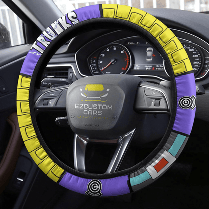 Future Trunks Anime Steering Wheel Cover Custom Dragon Ball Anime Car Accessories