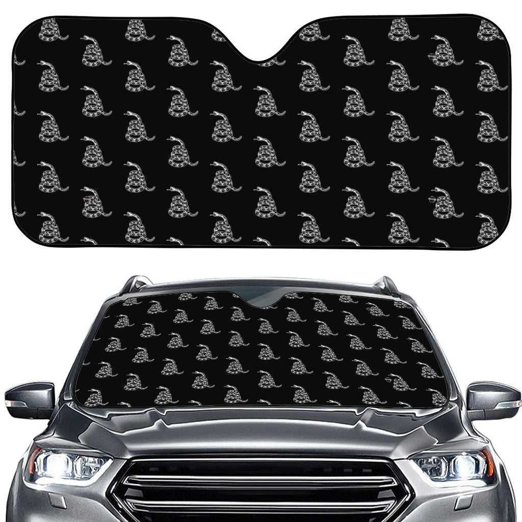 Gadsden Flag Pattern Print Car Windshield Sun Shade