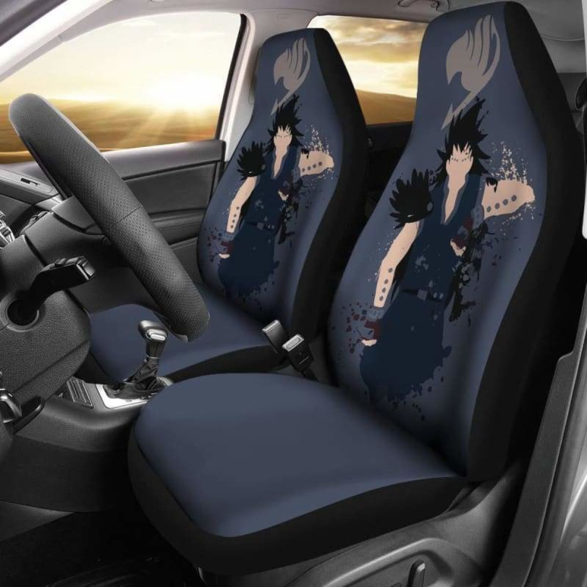 Gajeel Fairy Tail Car Seat Covers Universal Fit 051312