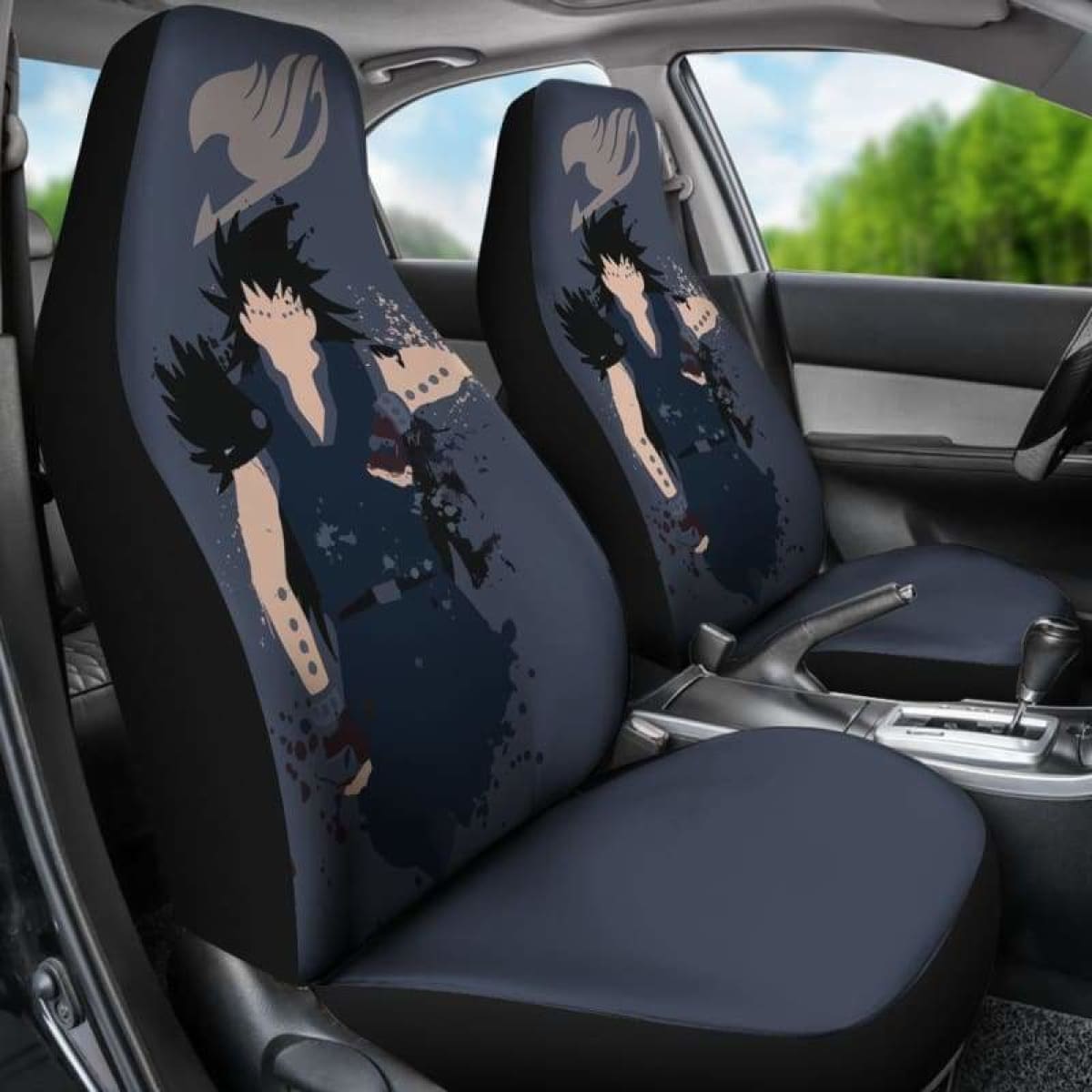 Gajeel Fairy Tail Car Seat Covers Universal Fit 051312