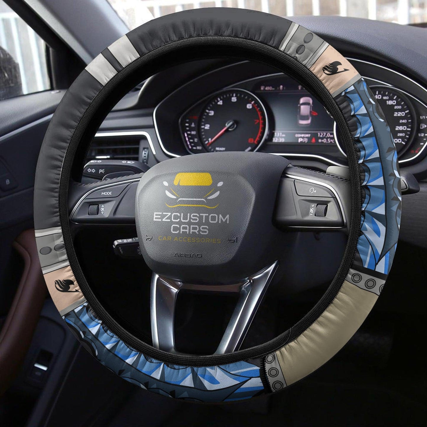 Gajeel Redfox Fairy Tail Anime Steering Wheel Cover