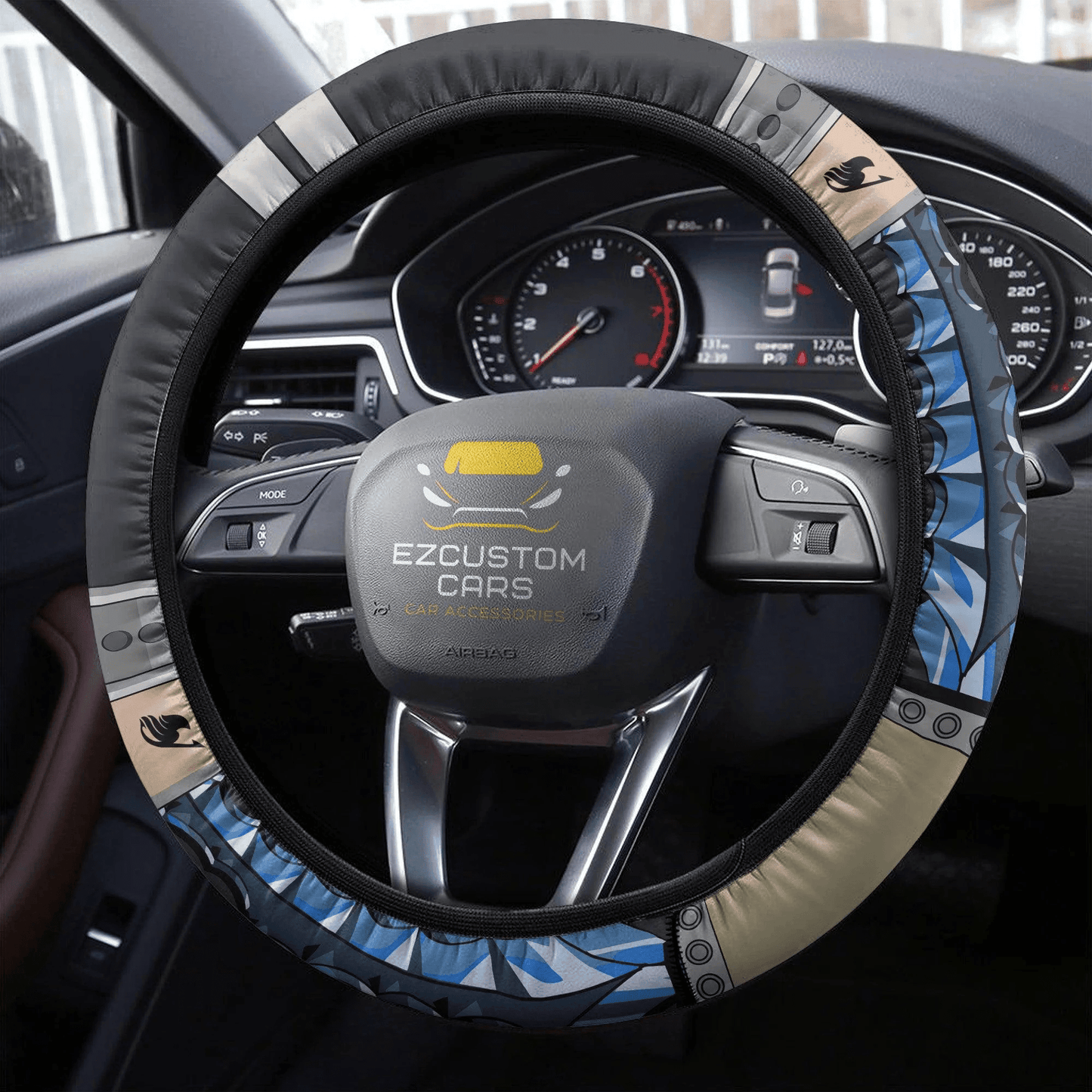Gajeel Redfox Fairy Tail Anime Steering Wheel Cover