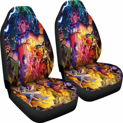 Galactus Vs Heroes Seat Covers 101719 Universal Fit