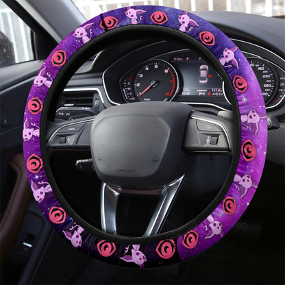 Galaxy Espeon Eevee Evolution Car Steering Wheel Cover