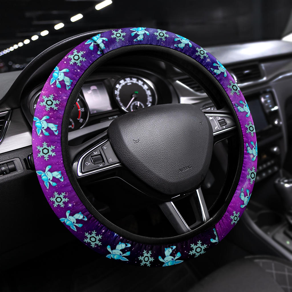 Galaxy Glaceon Eevee Evolution Car Steering Wheel Cover
