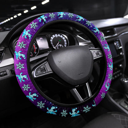 Galaxy Glaceon Eevee Evolution Car Steering Wheel Cover