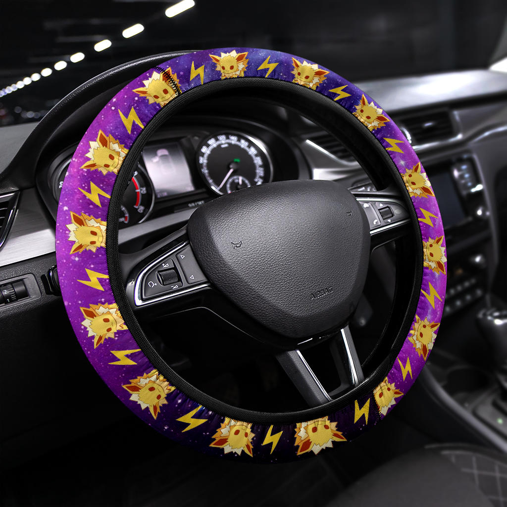 Galaxy Jolteon Eevee Evolution Car Steering Wheel Cover