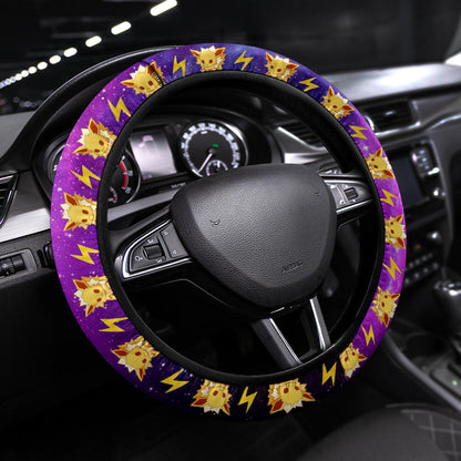 Galaxy Jolteon Eevee Evolution Car Steering Wheel Cover