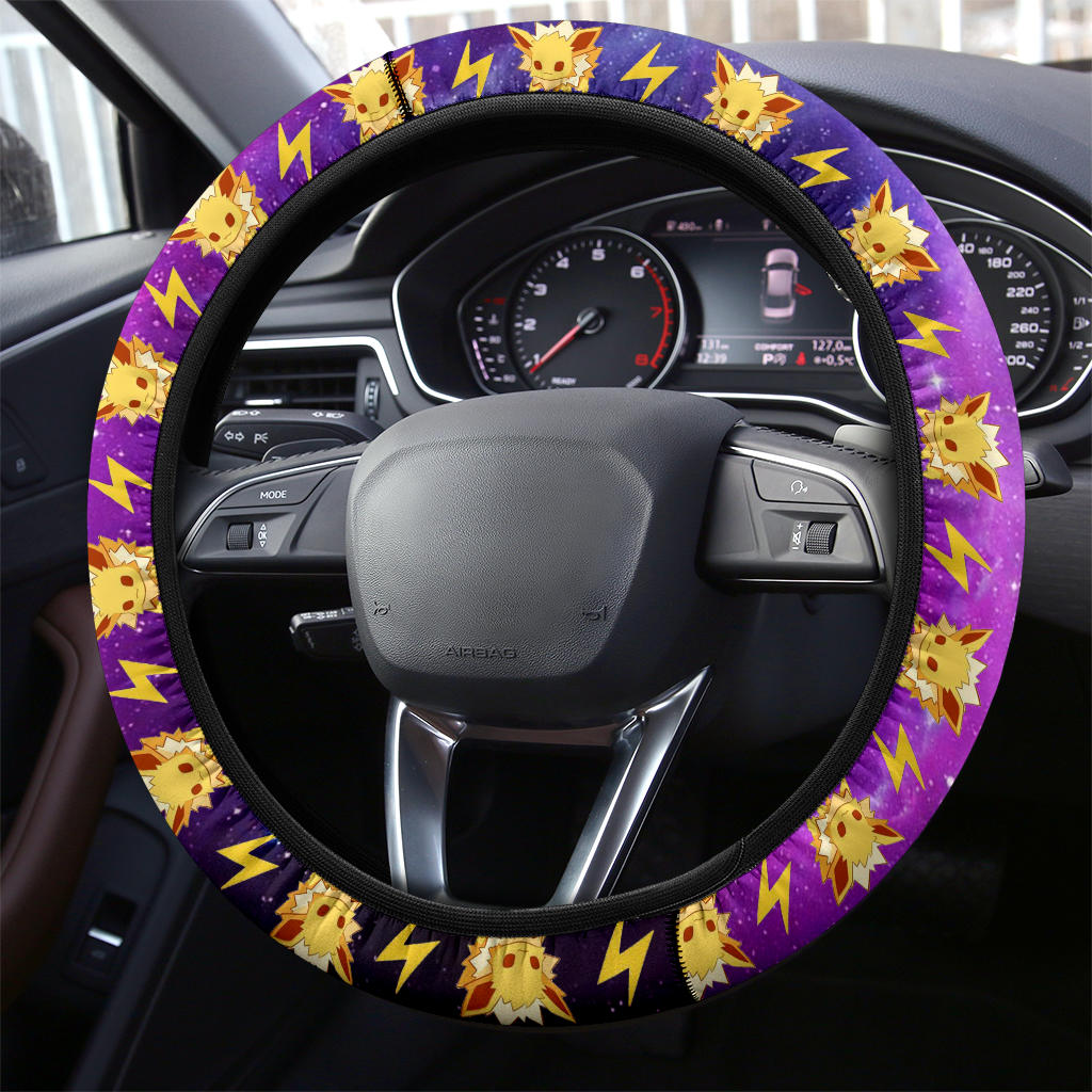 Galaxy Jolteon Eevee Evolution Car Steering Wheel Cover