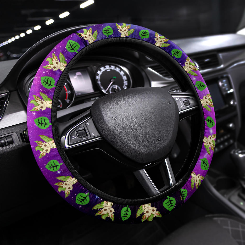 Galaxy Leafon Eevee Evolution Car Steering Wheel Cover