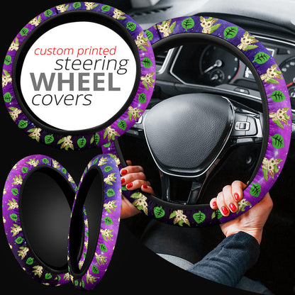 Galaxy Leafon Eevee Evolution Car Steering Wheel Cover
