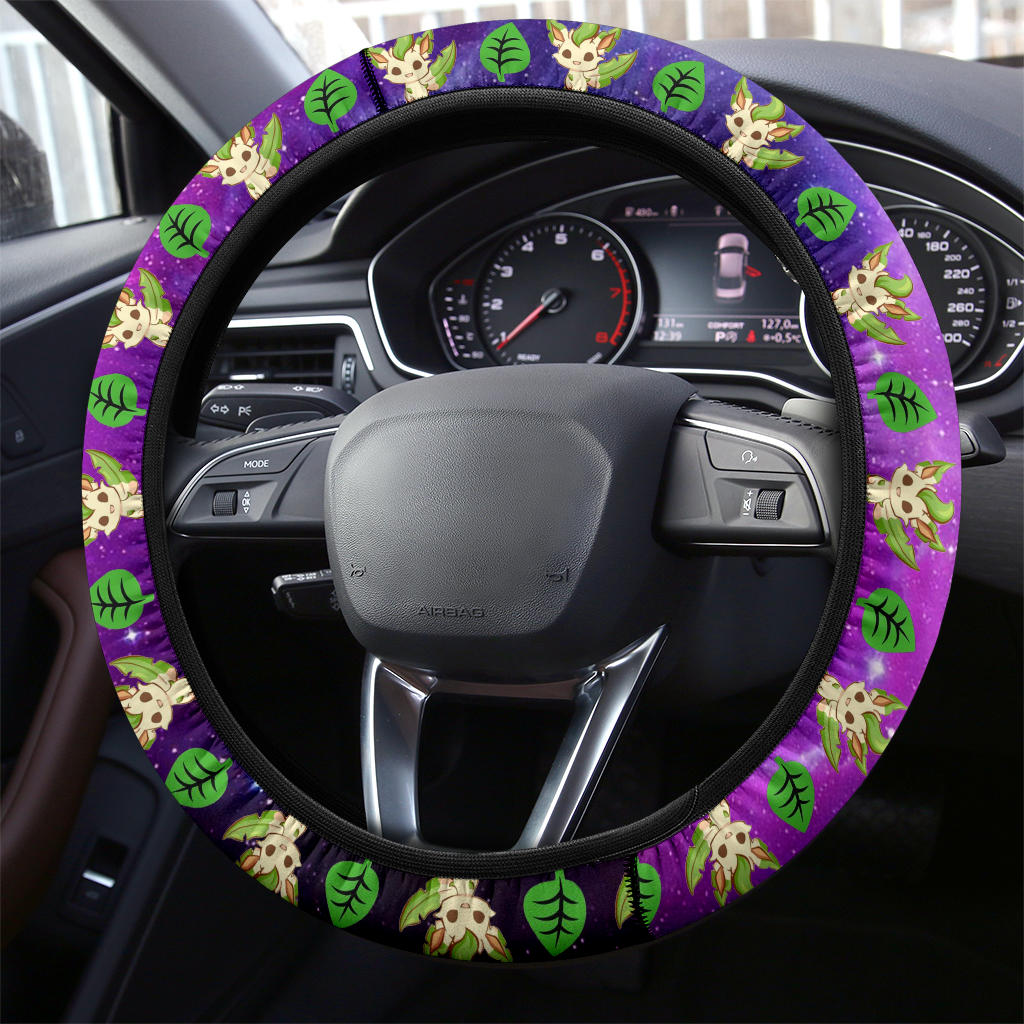 Galaxy Leafon Eevee Evolution Car Steering Wheel Cover