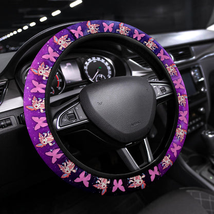 Galaxy Sylveon Eevee Evolution Car Steering Wheel Cover