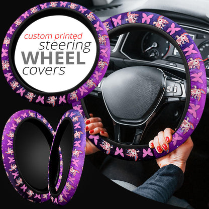 Galaxy Sylveon Eevee Evolution Car Steering Wheel Cover