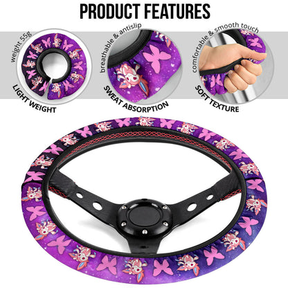 Galaxy Sylveon Eevee Evolution Car Steering Wheel Cover