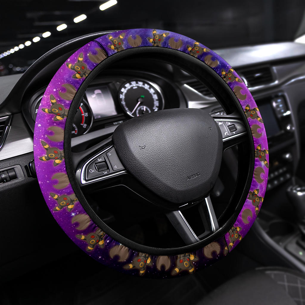 Galaxy Umbreon Eevee Evolution Car Steering Wheel Cover