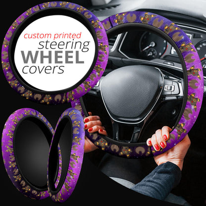 Galaxy Umbreon Eevee Evolution Car Steering Wheel Cover