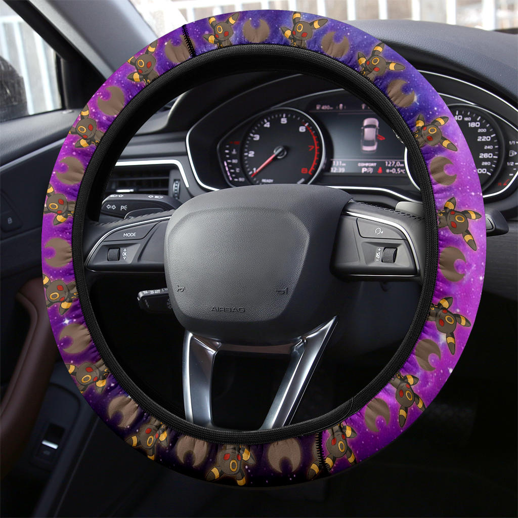 Galaxy Umbreon Eevee Evolution Car Steering Wheel Cover