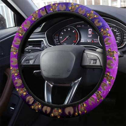 Galaxy Umbreon Eevee Evolution Car Steering Wheel Cover