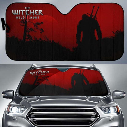 Game Fan Gift Geralt The Witcher 3: Wild Hunt Car Sun Shades Universal Fit 051012