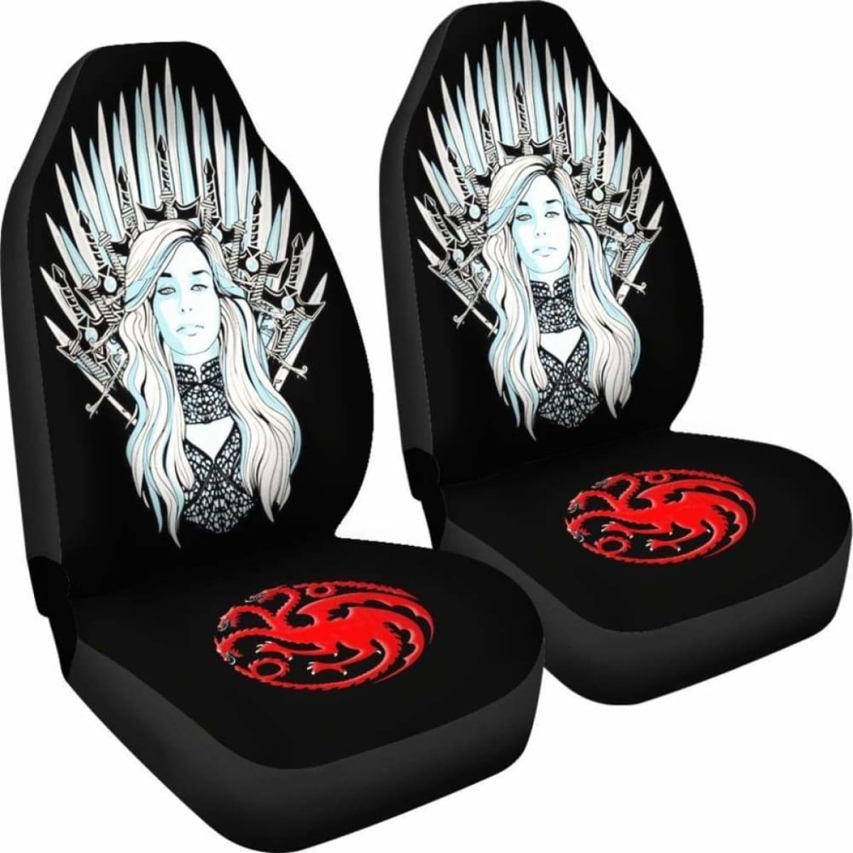 Game Of Throne Art Style Car Seat Covers Universal Fit 051012