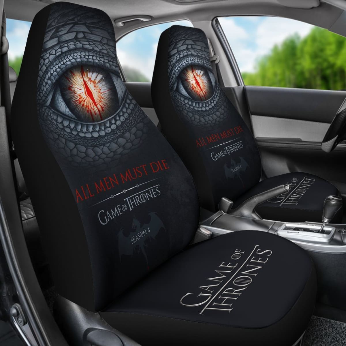 Game Of Thrones Art Car Seat Covers Movies Fan Gift H053120 Universal Fit 072323