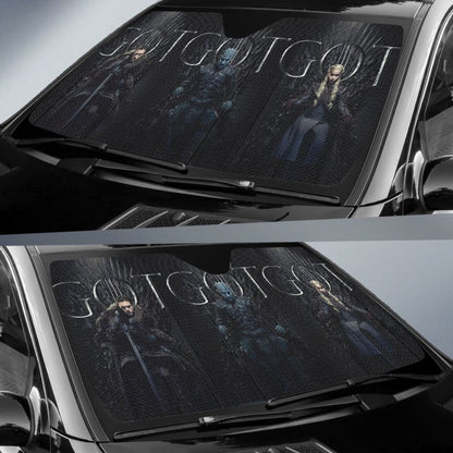 Game Of Thrones Art Car Sun Shades Movie Fan Gift Universal Fit 103530