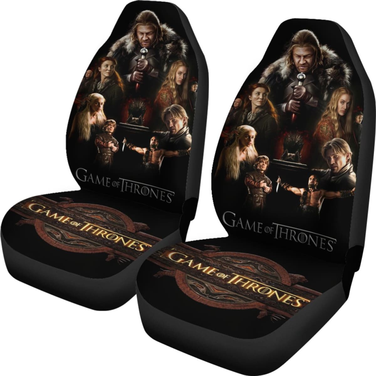 Game Of Thrones Art Movie Fan Gift Car Seat Covers H053120 Universal Fit 072323