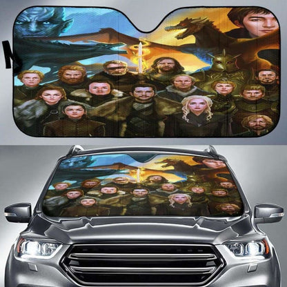 Game Of Thrones Car Auto Sun Shades Universal Fit 051312