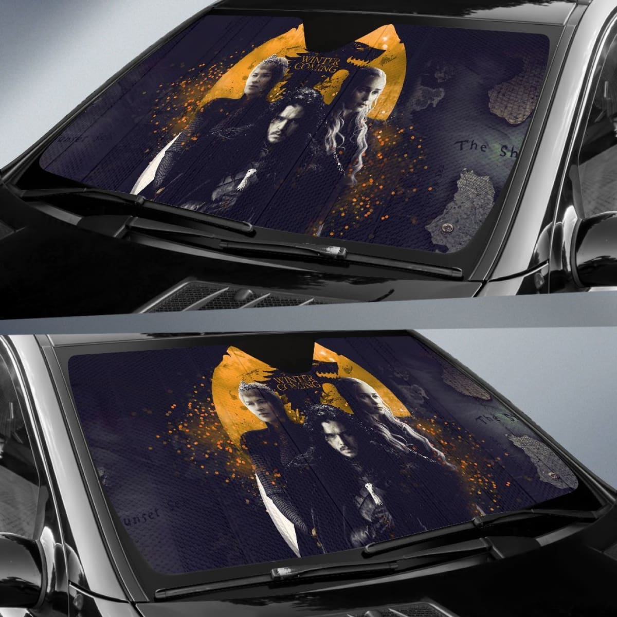 Game Of Thrones Car Sun Shades Movies Fan Gift Universal Fit 103530