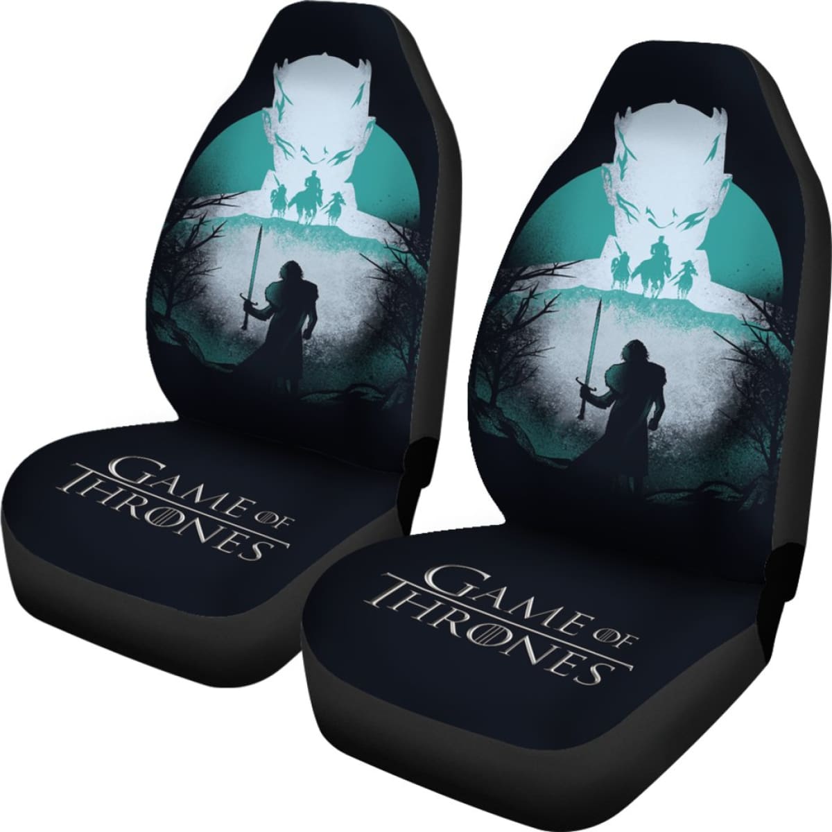 Game Of Thrones Fan Art  Car Seat Covers Movies Fan Gift H053120 Universal Fit 072323