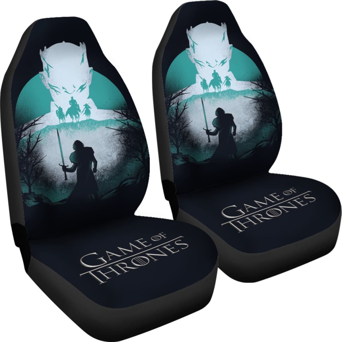 Game Of Thrones Fan Art  Car Seat Covers Movies Fan Gift H053120 Universal Fit 072323