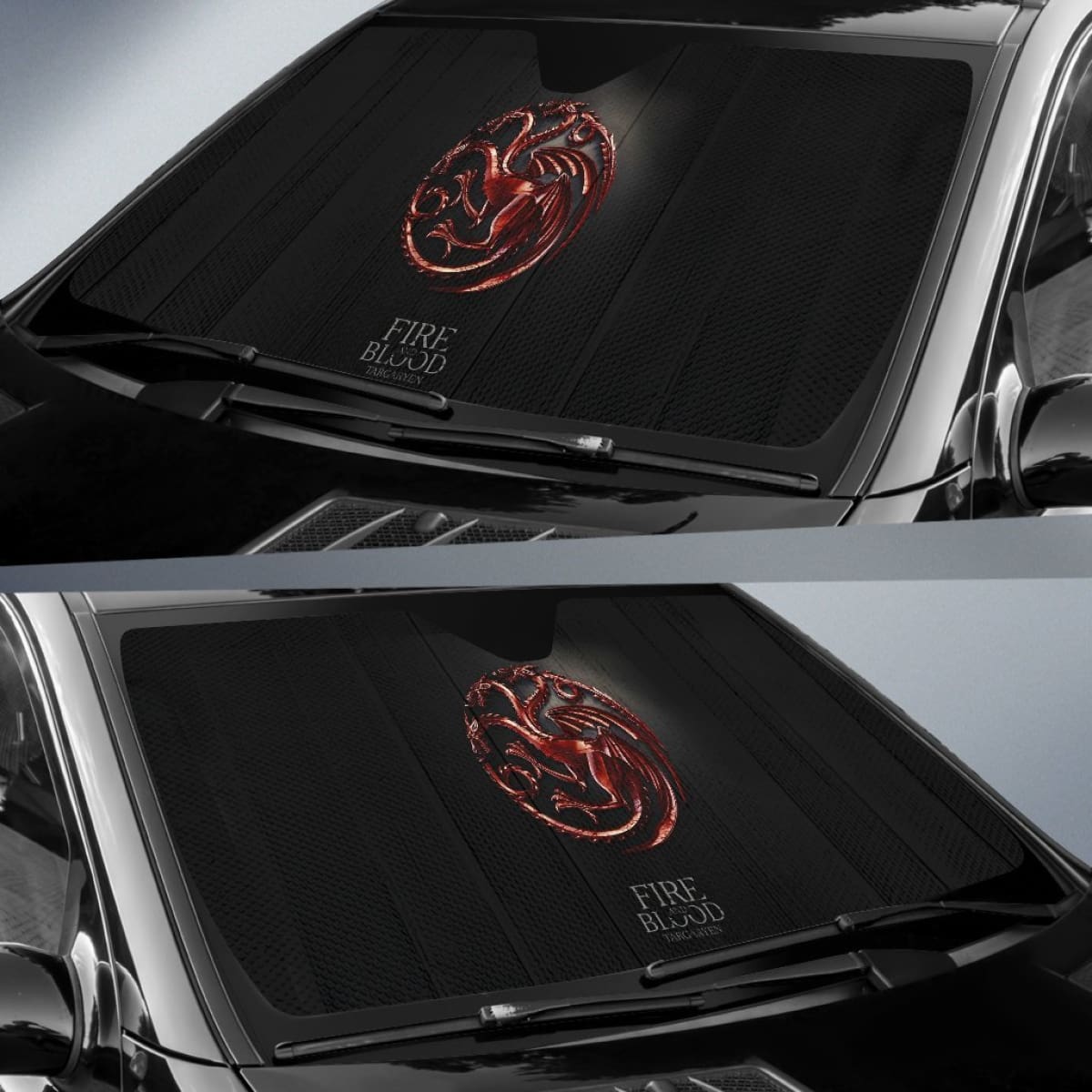 Game Of Thrones Logo Sun Shade amazing best gift ideas 2020 Universal Fit 174503