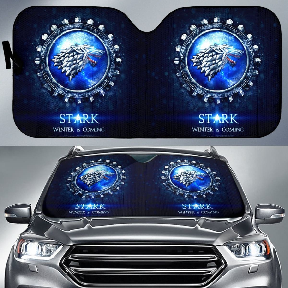 Game Of Thrones Movie Fan Gift Car Sun Shades Universal Fit 103530