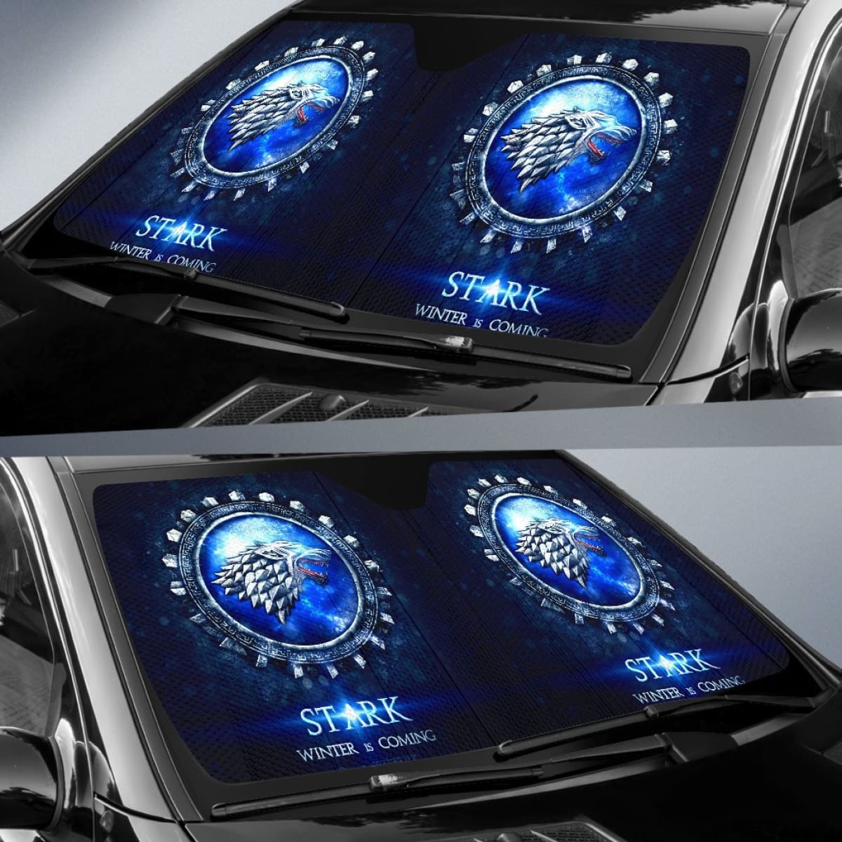 Game Of Thrones Movie Fan Gift Car Sun Shades Universal Fit 103530
