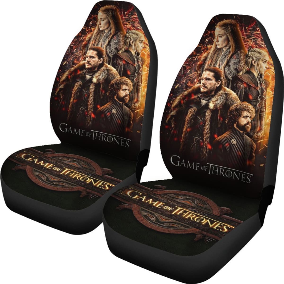 Game Of Thrones Movies Fan Gift Car Seat Covers H053120 Universal Fit 072323