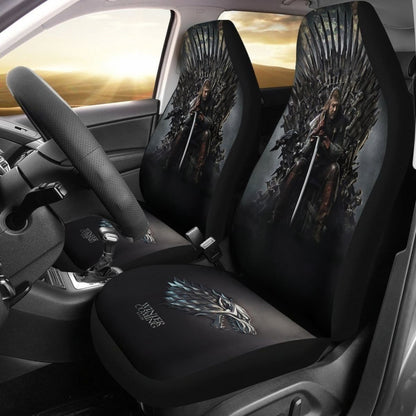 Game Of Thrones Stark On Throne Car Seat Covers For Fan Universal Fit 194801