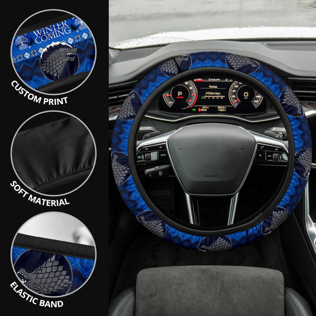Game Of Thrones Stark Winter Premium Car Steeling Wheel Covers